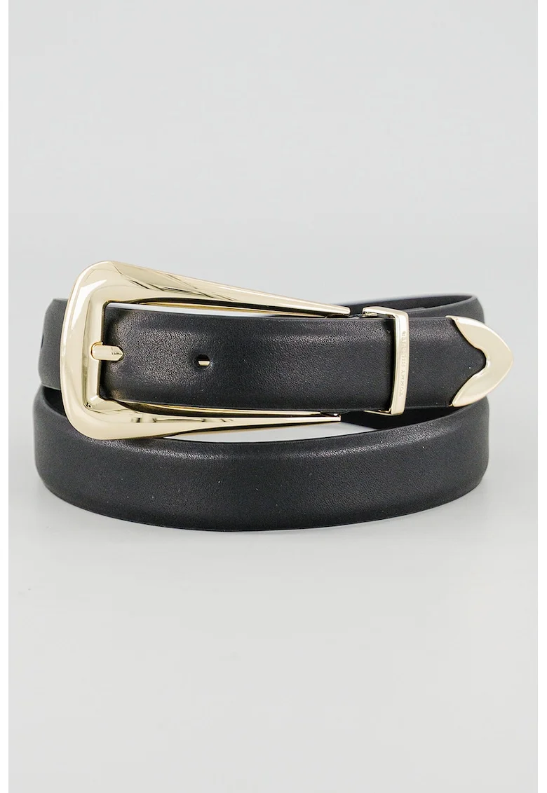 Curea din piele West, Negru