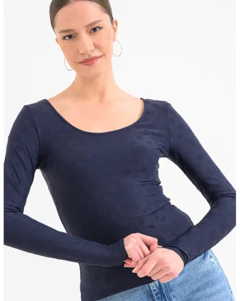 Bluza slim fit reversibila, Albastru ultramarin