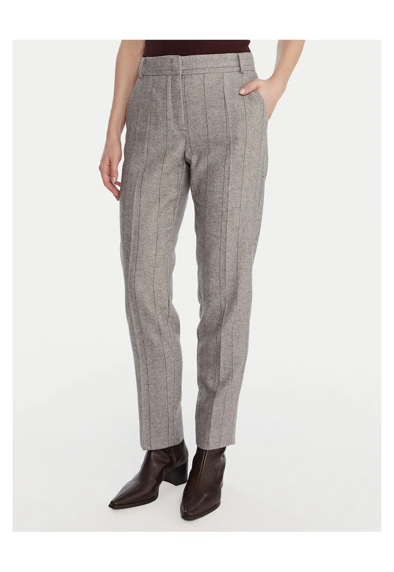 Pantaloni dama  gri, textil