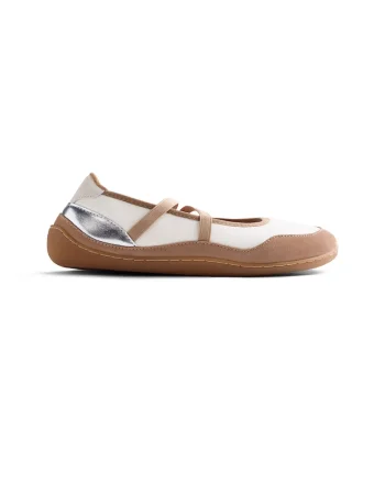 Balerini din piele Sporty, Maro