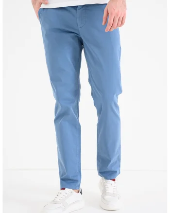Pantaloni chino slim-fit, Albastru prafuit