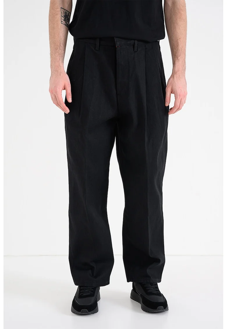 Blugi relaxed fit 245/1, Negru