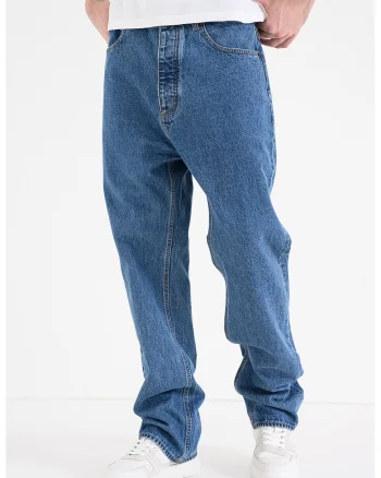 Blugi relaxed fit Nate, Albastru royal