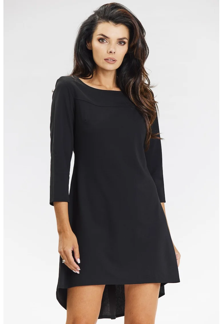 Rochie Rochie dama  poliester, A663 - Negru -