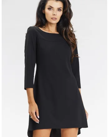 Rochie Rochie dama  poliester, A663 - Negru -