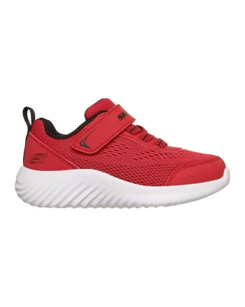 Pantofi sport Bouder-Quantarun din material textil cu velcro, Rosu