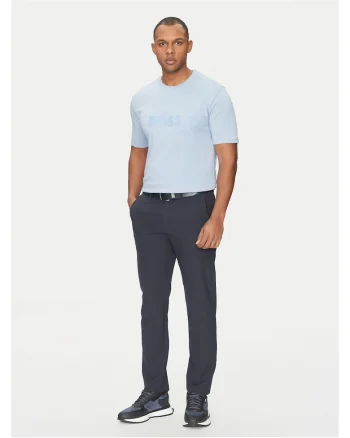 Tricou barbat  albastru, din bumbac
