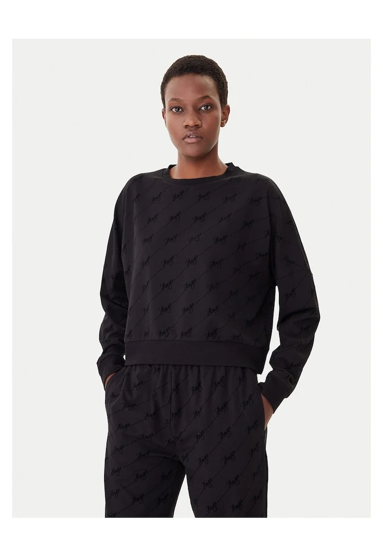 Hanorac dama  negru uni