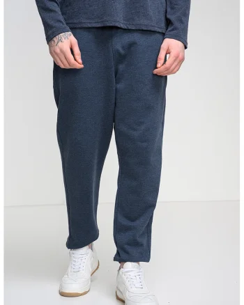 Pantaloni de trening cu buzunare laterale, Bleumarin