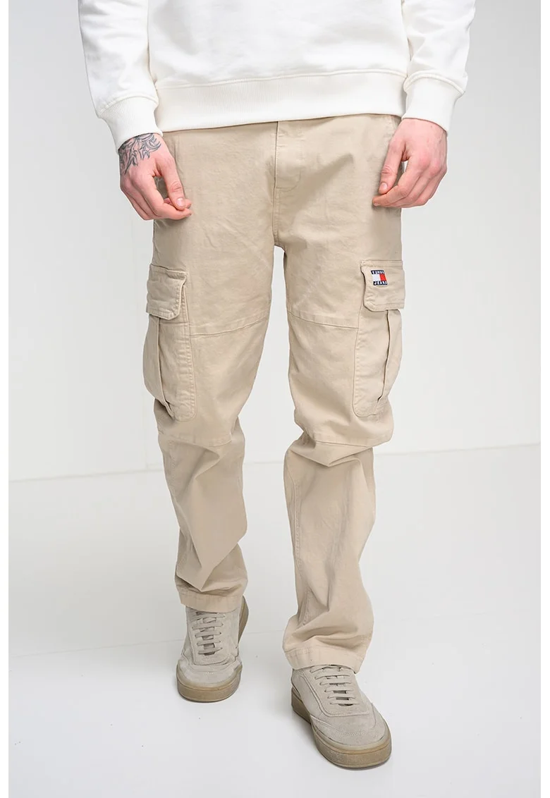 Pantaloni cargo conici Sonny, Maro nisip