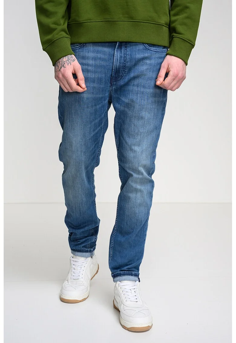 Blugi uni regular fit, Albastru deschis