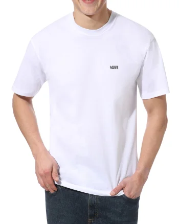 Tricou cu decolteu la baza gatului si logo discret
