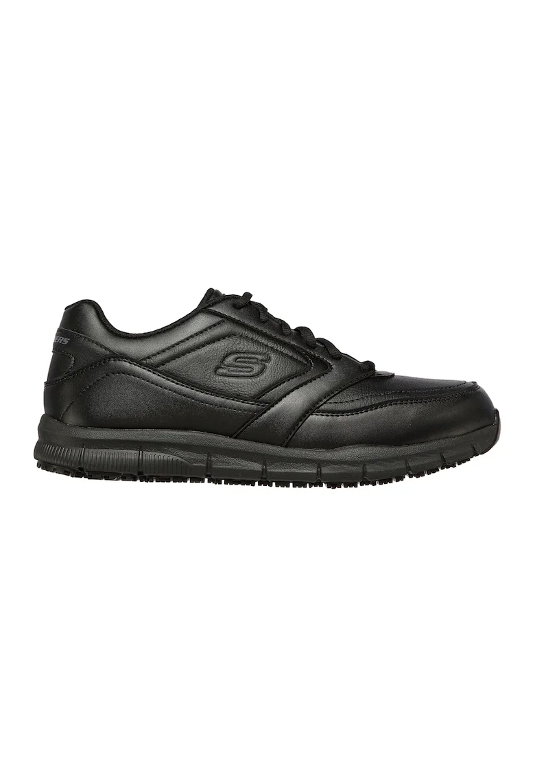 Pantofi sport de piele ecologica Nampa, Negru