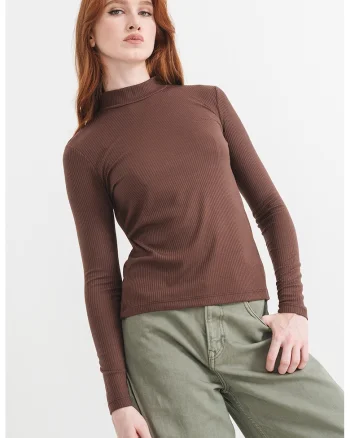 Bluza cu striatii, Maro inchis