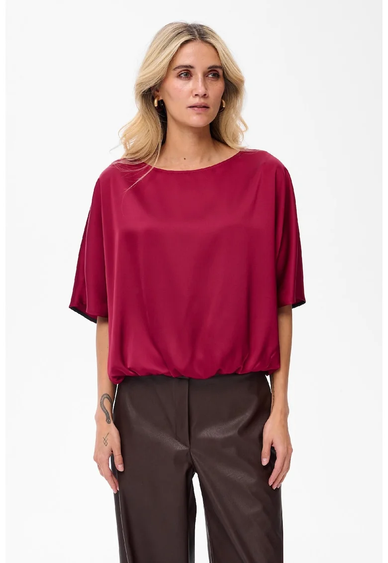 Bluza lejera cu tiv elastic