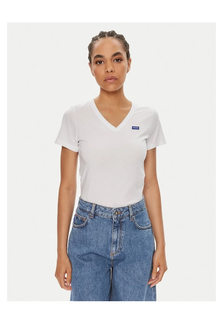 Tricou dama  alb,