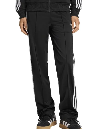 Pantaloni de trening cu talie medie si terminatii cu fermoar, Alb/Negru