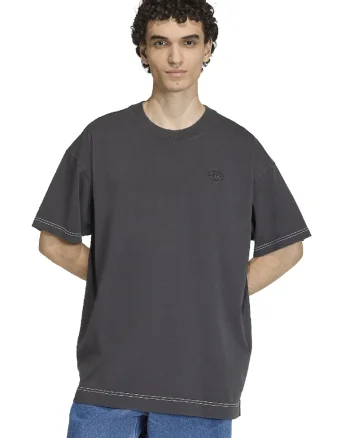 Tricou supradimensionat cu imprimeu, Violet/Bej/Gri antracit