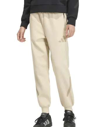 Pantaloni de trening cu buzunare cu fermoar Z.N.E., Bej deschis