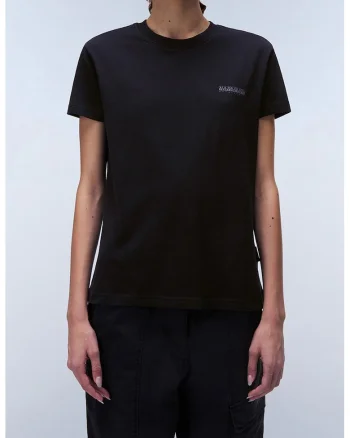 Tricou din bumbac cu imprimeu logo Blanche, Negru
