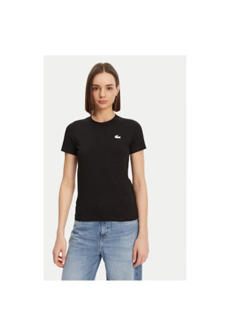 Tricou dama  TF9246, Bumbac/Poliester, 46797, Negru