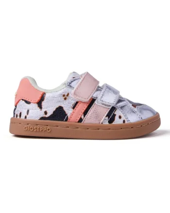 Pantofi sport cu detalii cu aspect metalic si animal print, Negru, Maro, Negru/Maro
