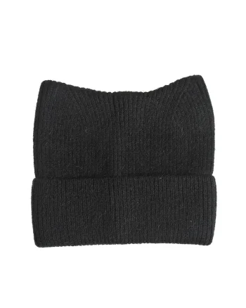 Caciula neagra cu urechi