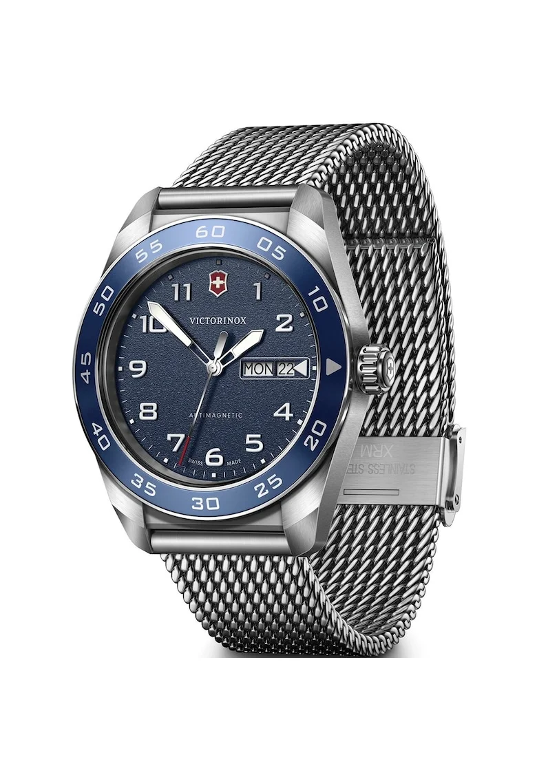 Ceas barbatesc  Quartz, 42mm,10ATM, Albastru