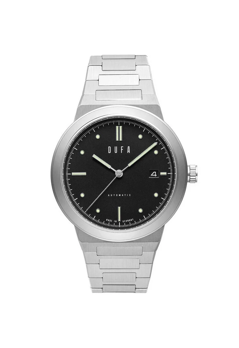 Ceas barbatesc  DF-9033-22, Automatic, 40mm, 5ATM, Argintiu, Argintiu