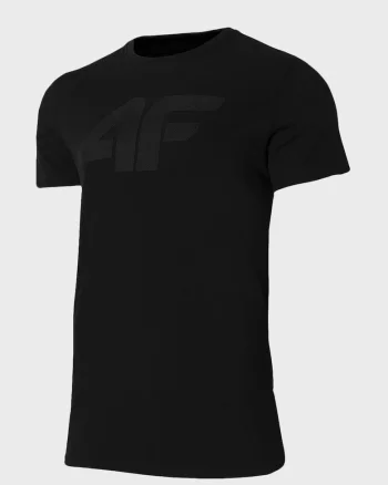 Tricou barbati  negru, croiala confortabila, Negru