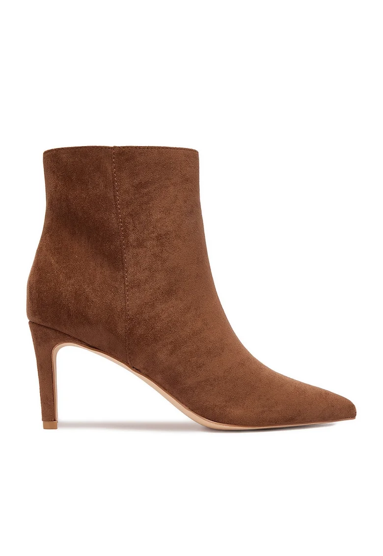 Botine dama,  CEO-R25AW09002-B, culoare maro, sintetic