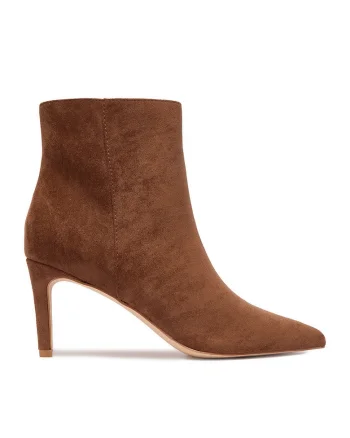 Botine dama,  CEO-R25AW09002-B, culoare maro, sintetic