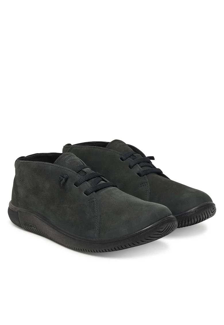 Tenisi barbati  KNX Chukka, piele naturala, negru