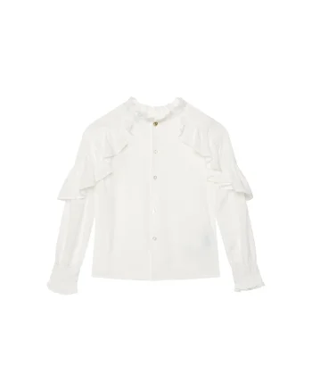 Bluza copii Abel & Lula, alb