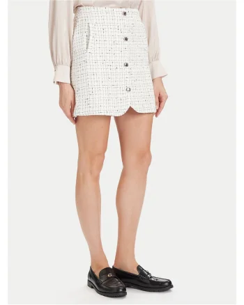 Fusta mini,  bej