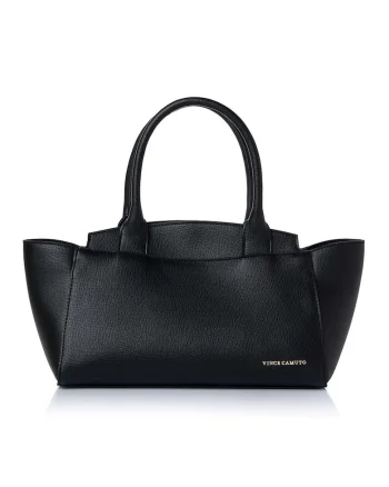 Geanta tote texturata, Negru