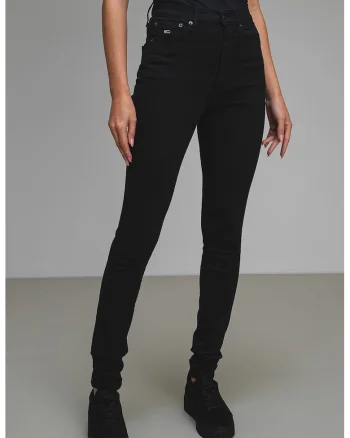 Blugi skinny cu 5 buzunare, Negru