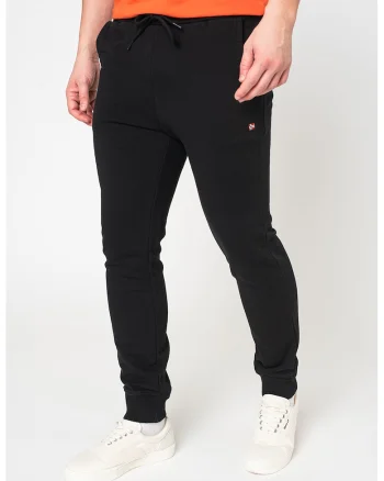Pantaloni de trening cu buzunare laterale Malis, Negru