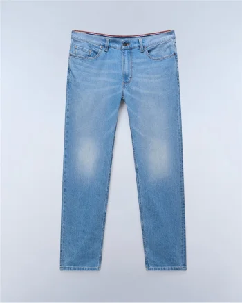 Blugi regular fit cu aspect decolorat Kiene,