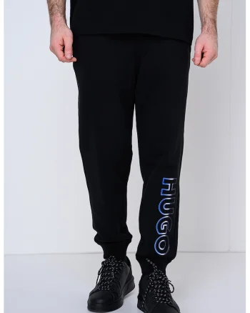 Pantaloni de trening cu snur de ajustare elastic Nogtro, Negru