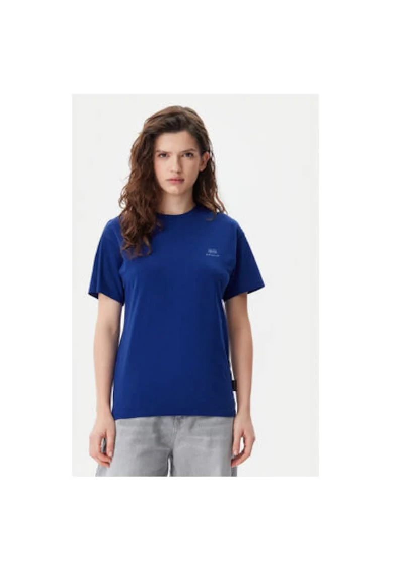 Tricou dama,  305332127, Bumbac, Albastru, Albastru