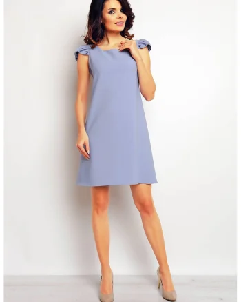 Rochie dama  Poliester, M093 - Albastru -