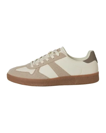 Pantofi sport cu model colorblock, Maro camel