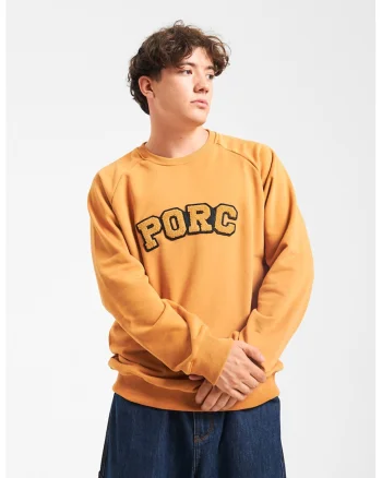 Bluza de trening cu model unisex si logo brodat Savage, Negru/Portocaliu pal