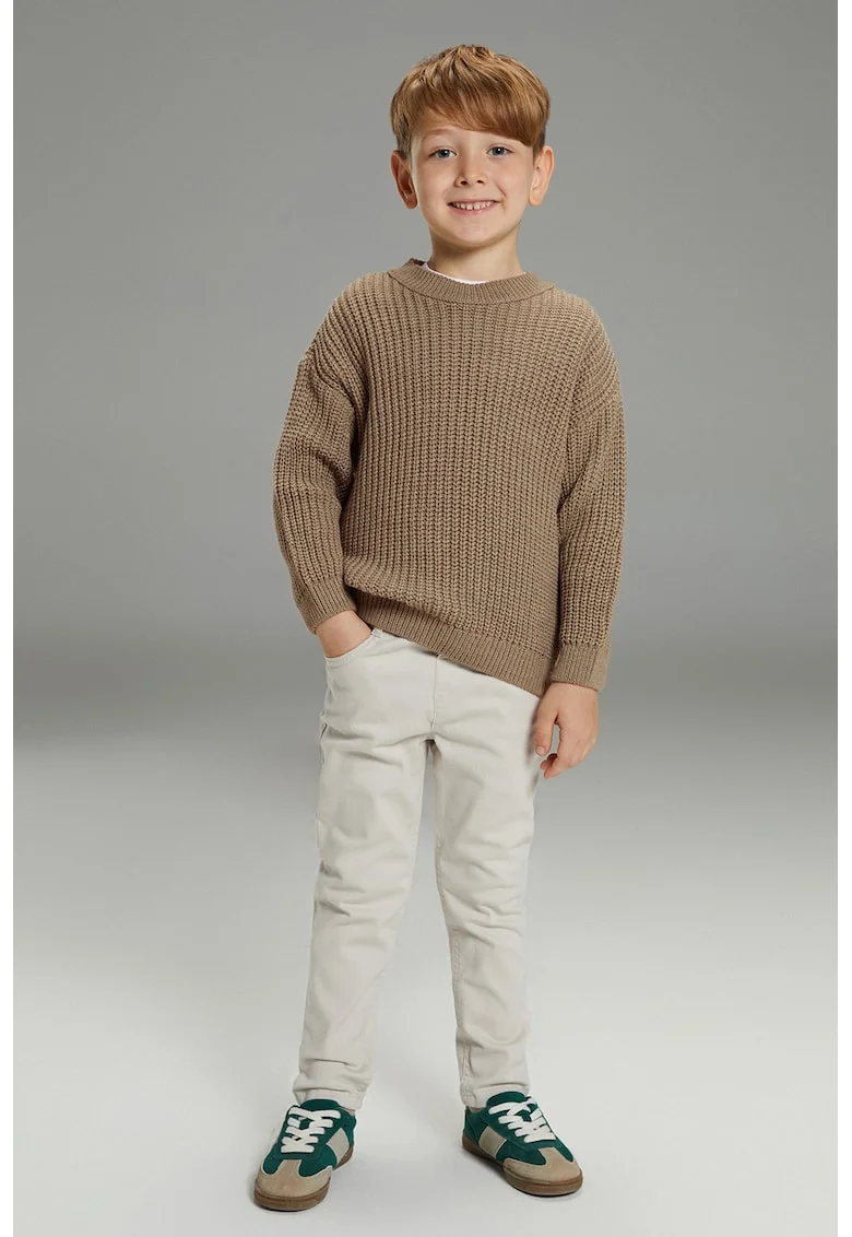 Pulover regular fit, Maro deschis