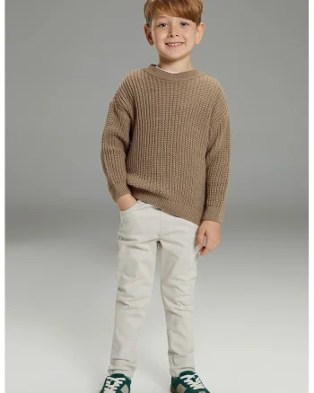 Pulover regular fit, Maro deschis