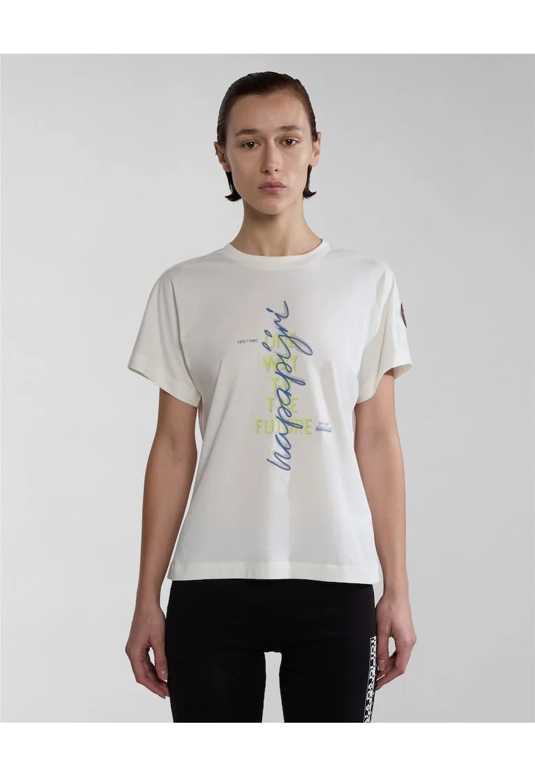 Tricou din bumbac cu imprimeu Keith,