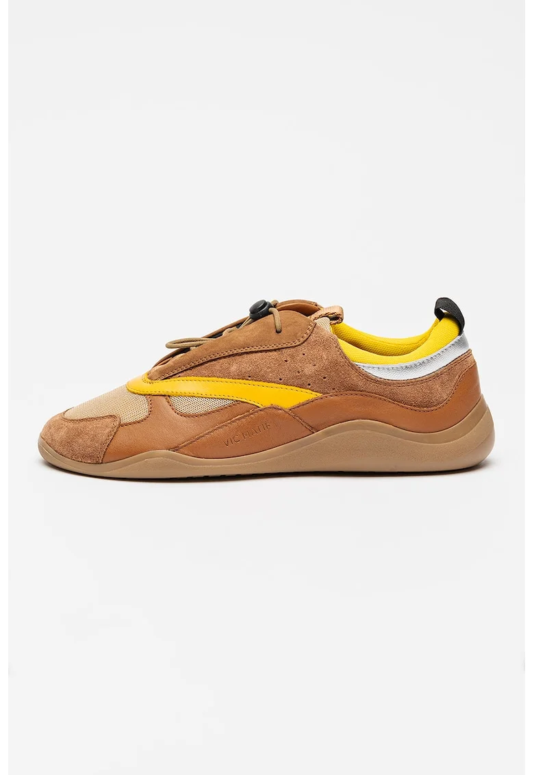 Pantofi sport cu straturi exterioare din piele intoarsa Scarpa, Galben/Caramel