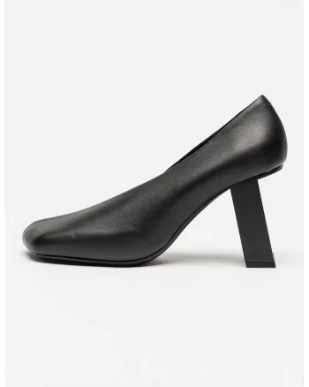 Pantofi din piele cu varf ascutit Elodie, Negru