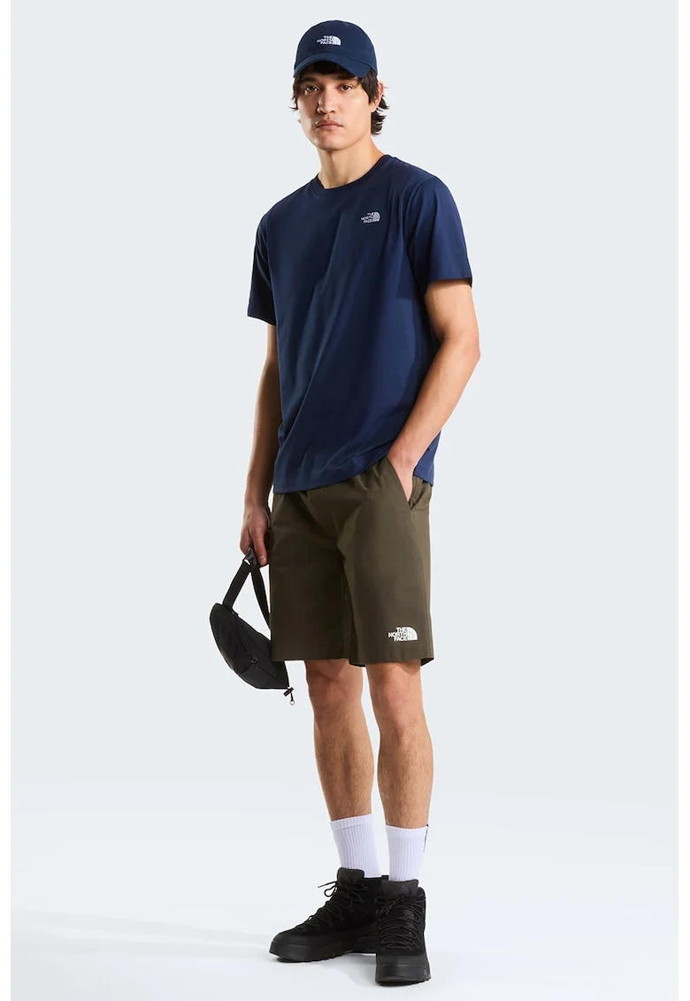 Tricou din bumbac cu logo Evolution, Bleumarin